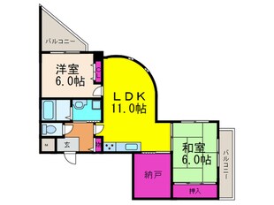 メゾン向陽の物件間取画像